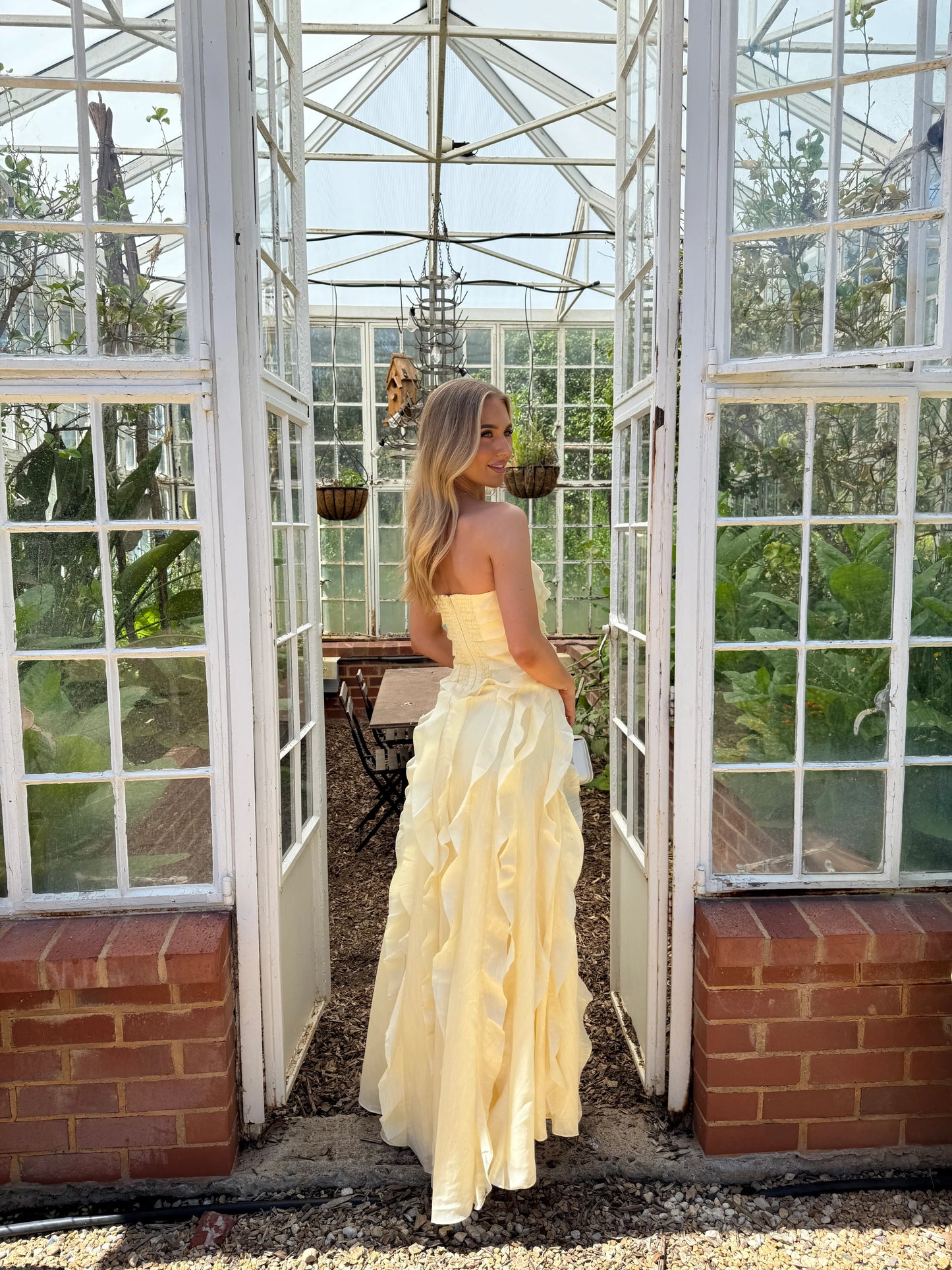Aje Allaire Gown - Butter Yellow