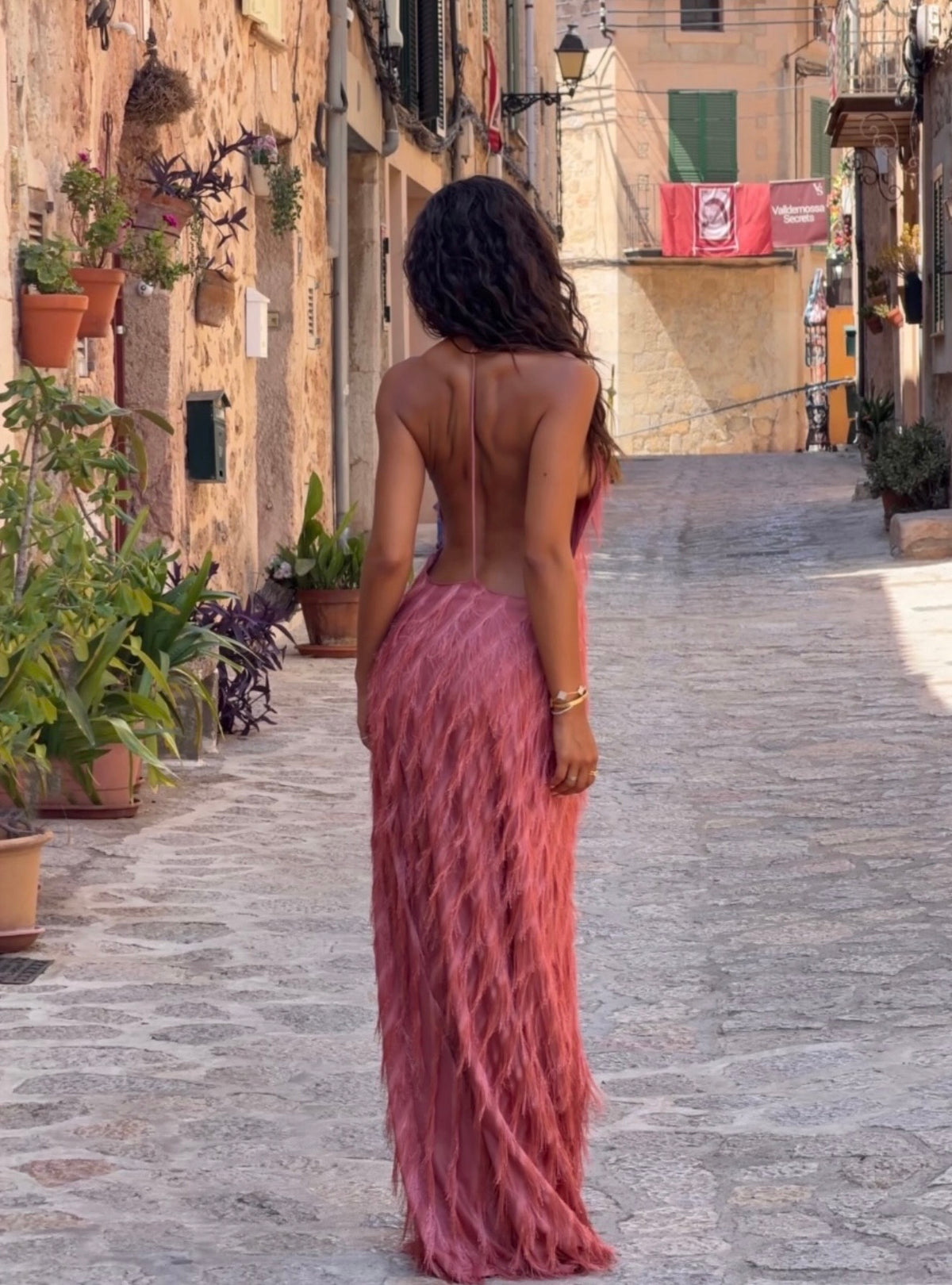 Jasook Noa Gown - Peach