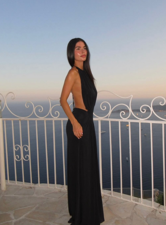 Ance Gria Jackie Gown - Black