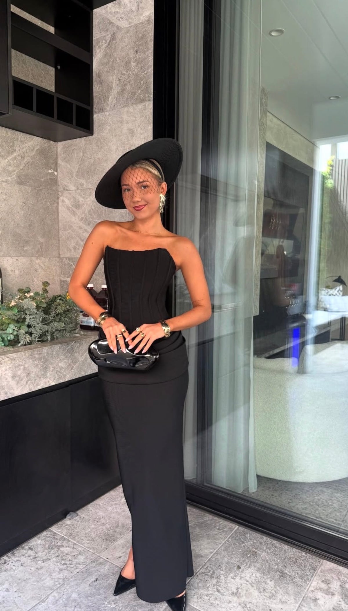 Eliya The Label Hilda Gown - Black