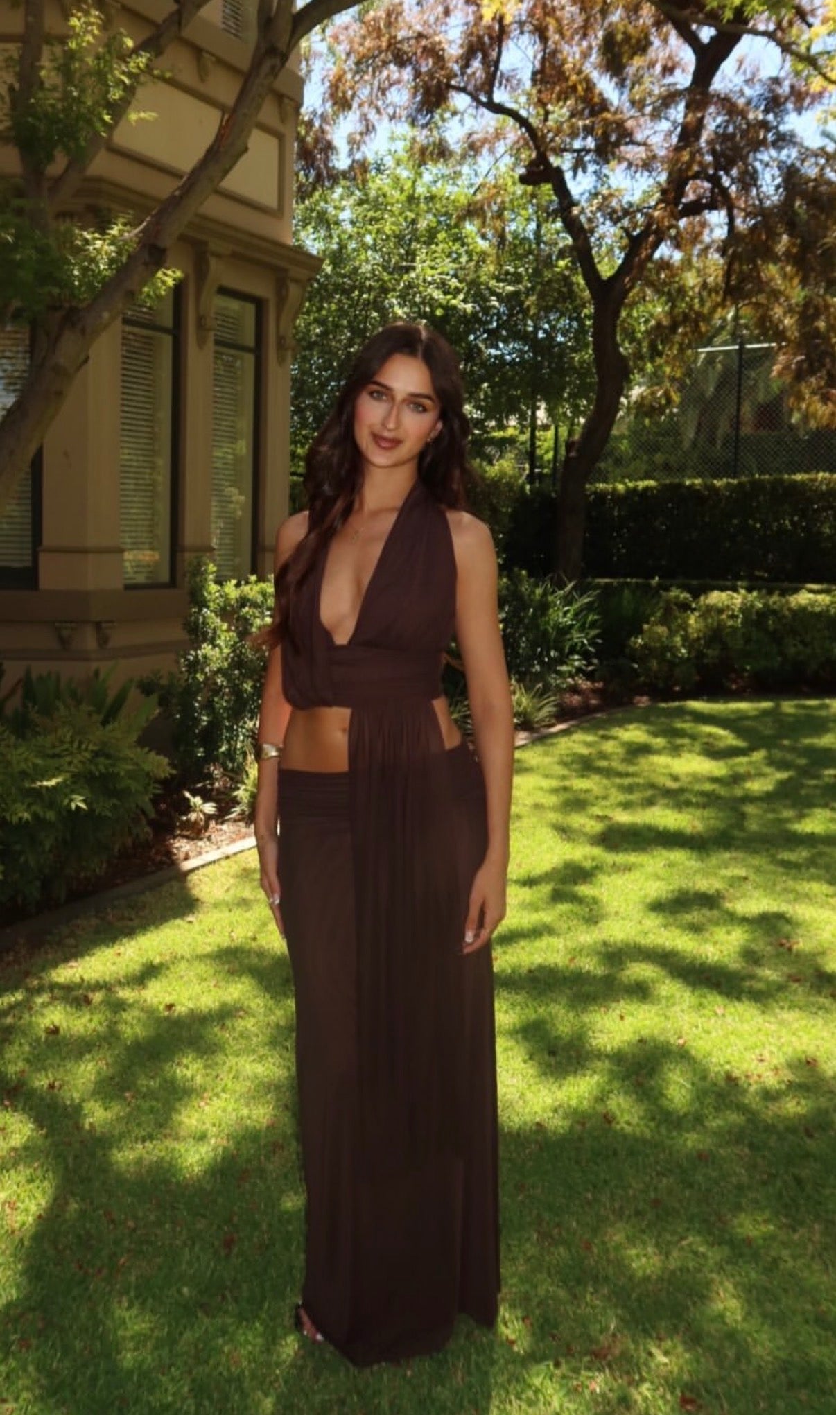Bec + Bridge Eva Drape Set - Dark Choc