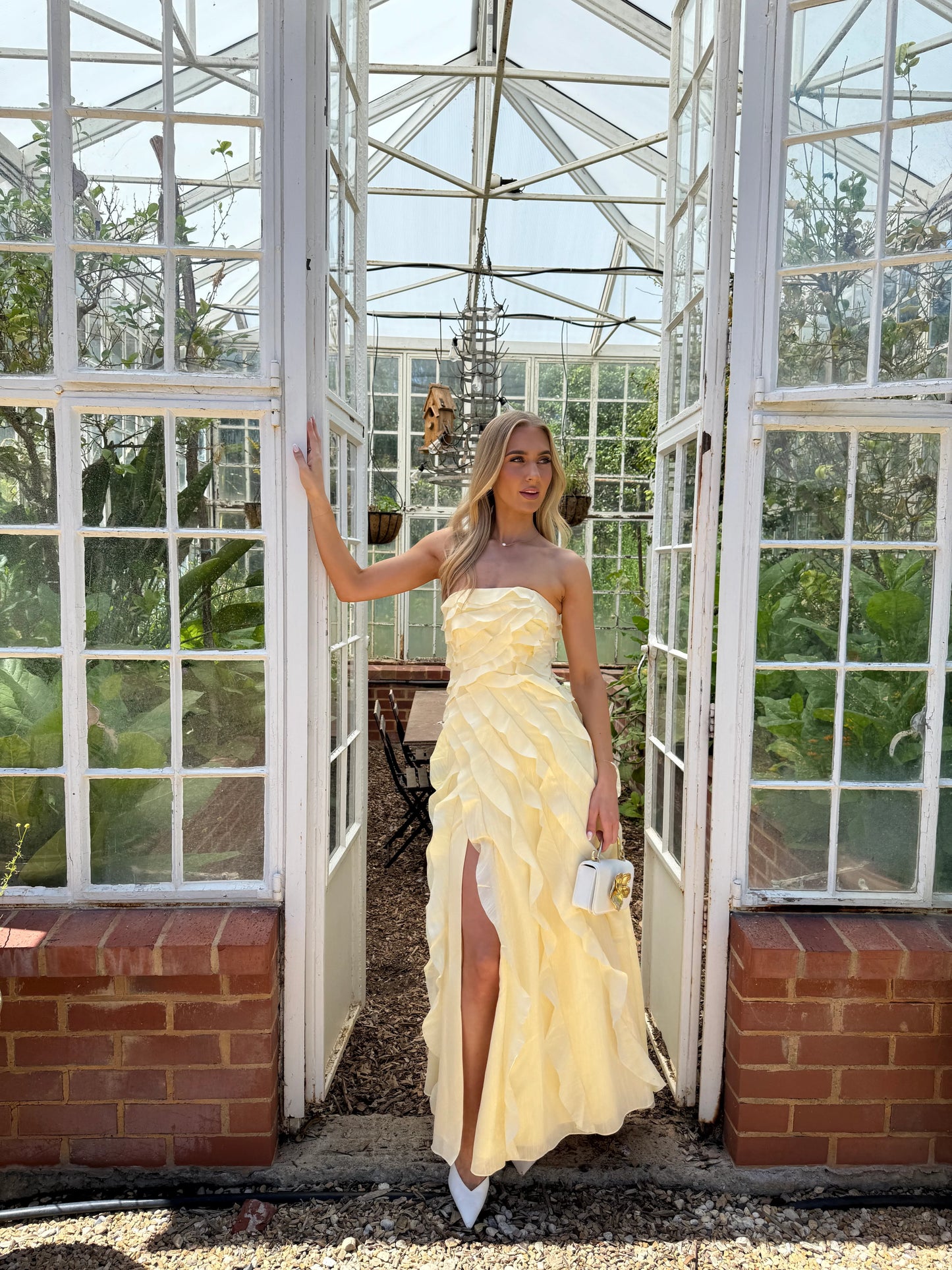 Aje Allaire Gown - Butter Yellow