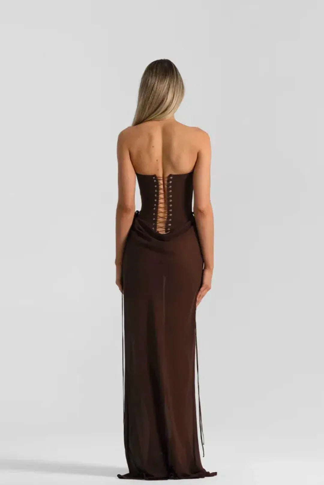 Natalie Rolt Verity Bustier & Allira Skirt - Espresso