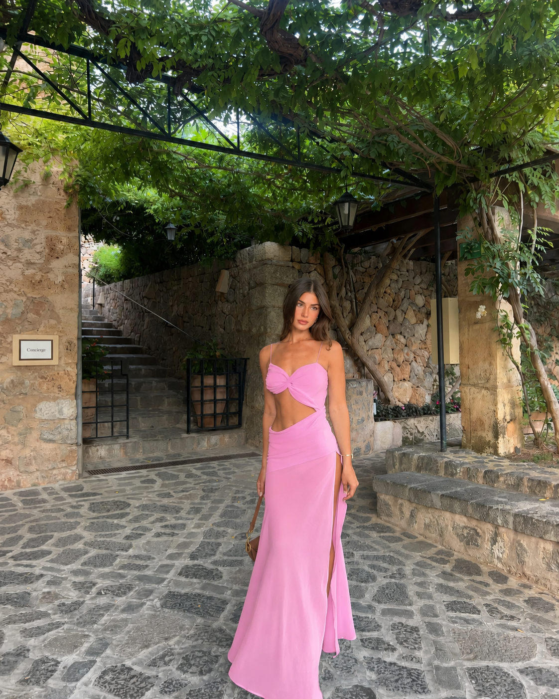 Natalie Rolt Dahlia Dress - Candy Pink