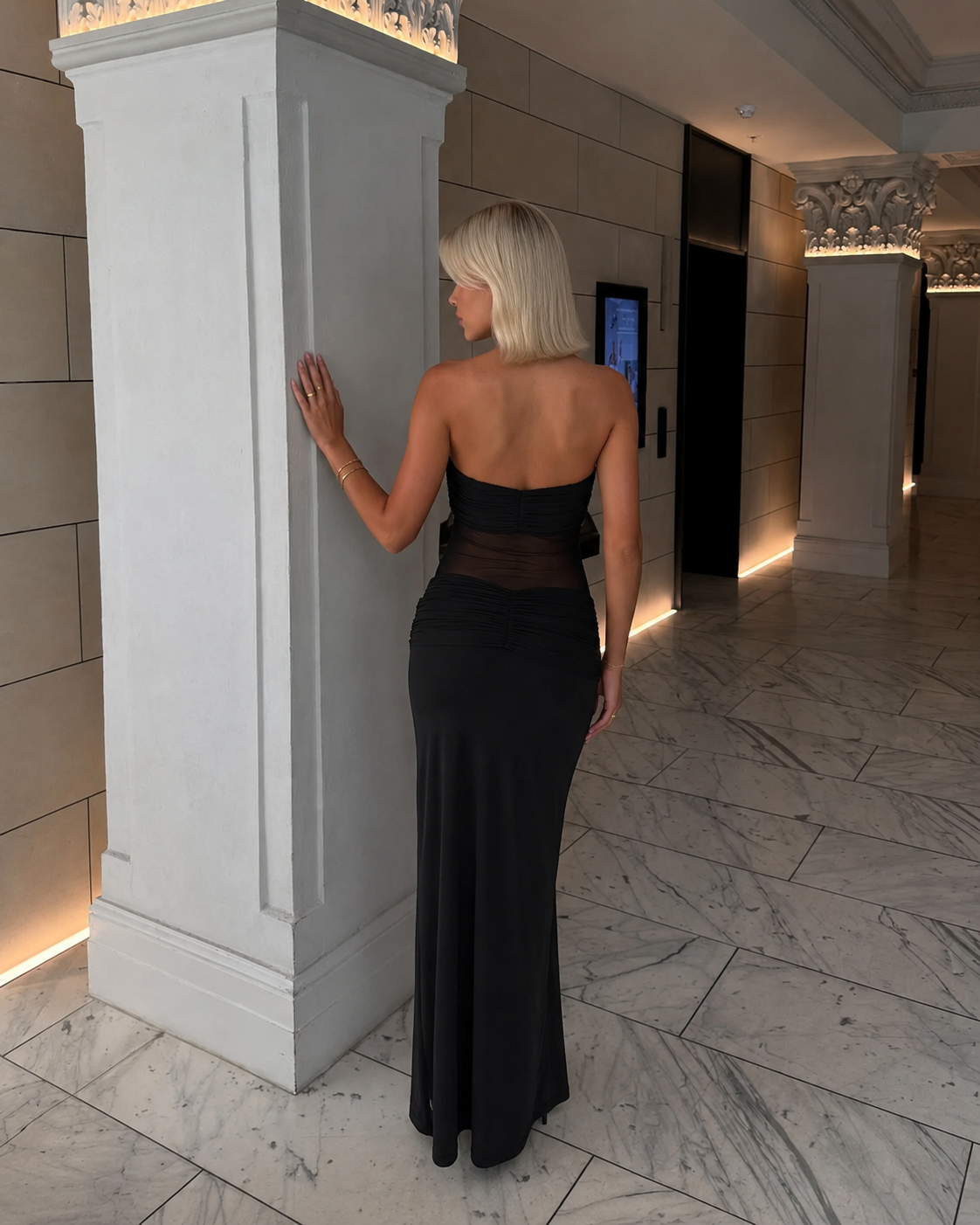 Sasha Therese Amara Maxi Dress - Black