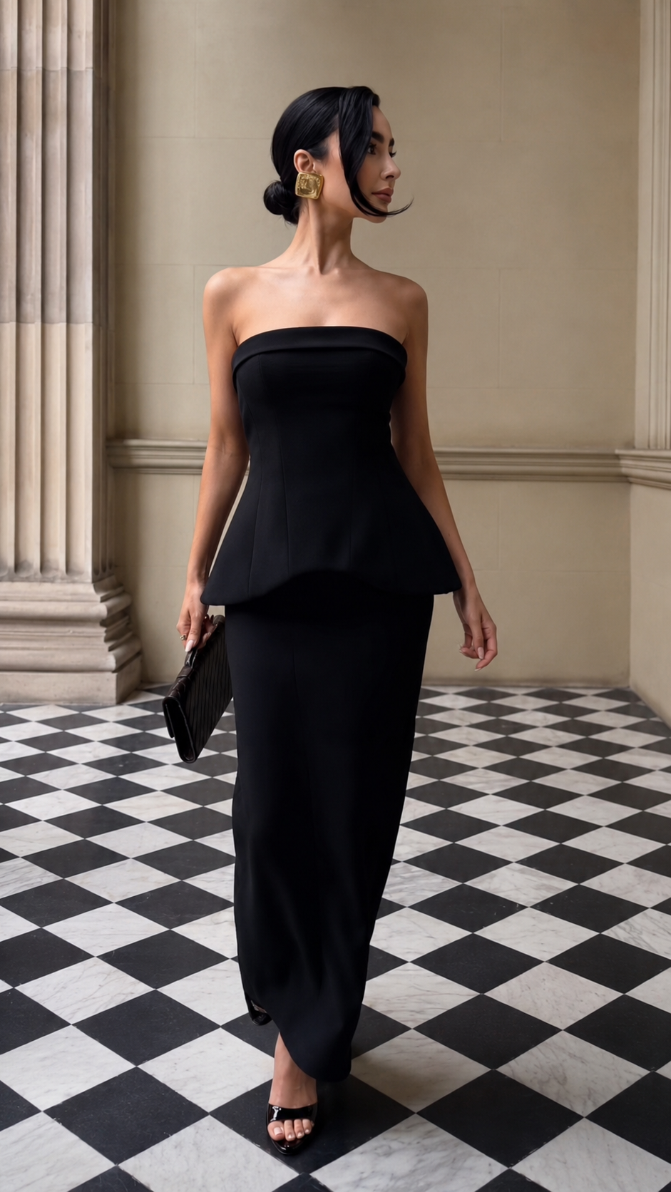 Sheike Estella Gown - Black