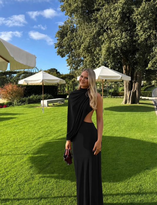 Effie Kats Aleksi Gown - Black