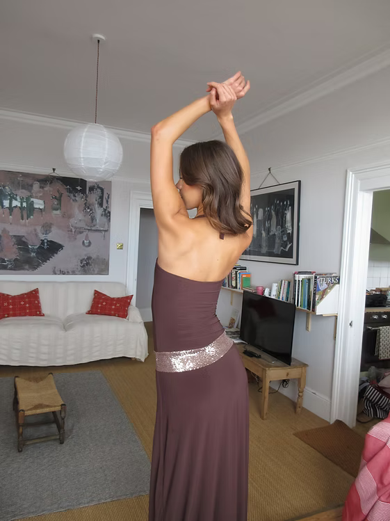 Syl'a'Vie Toscano Maxi Dress - Espresso